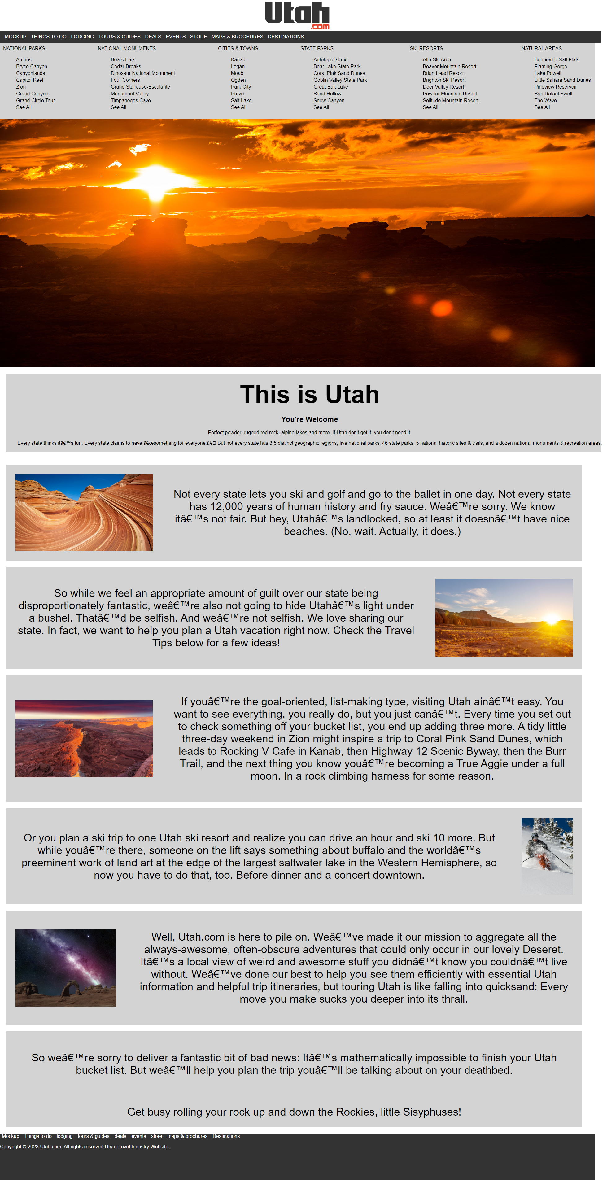 Utah Website Redesign